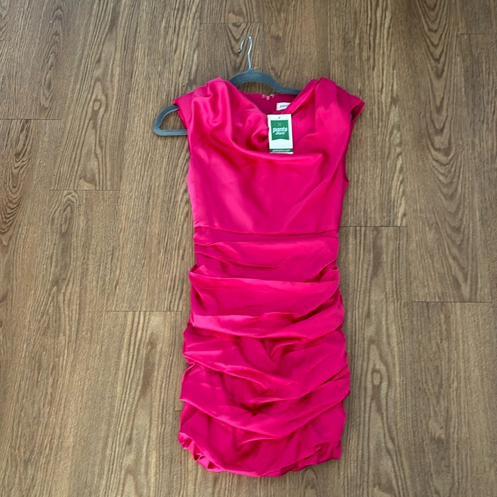 Pink pants store dress